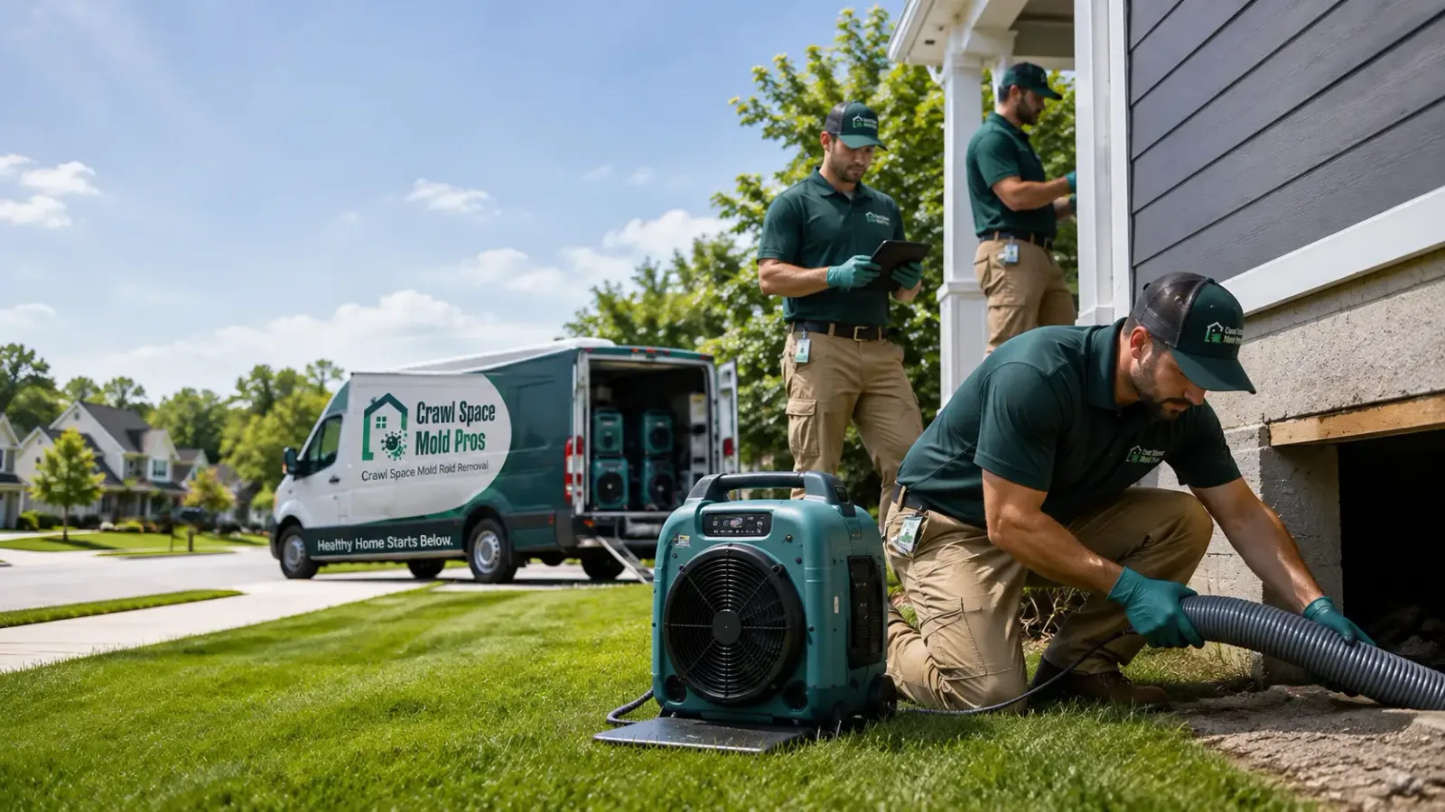 Crawl Space Mold Removal in Peyton, CO